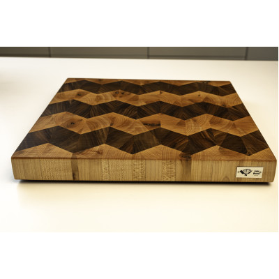 Торцева обробна дошка Зигзаг PAV-Wood 30х40х4.5 см